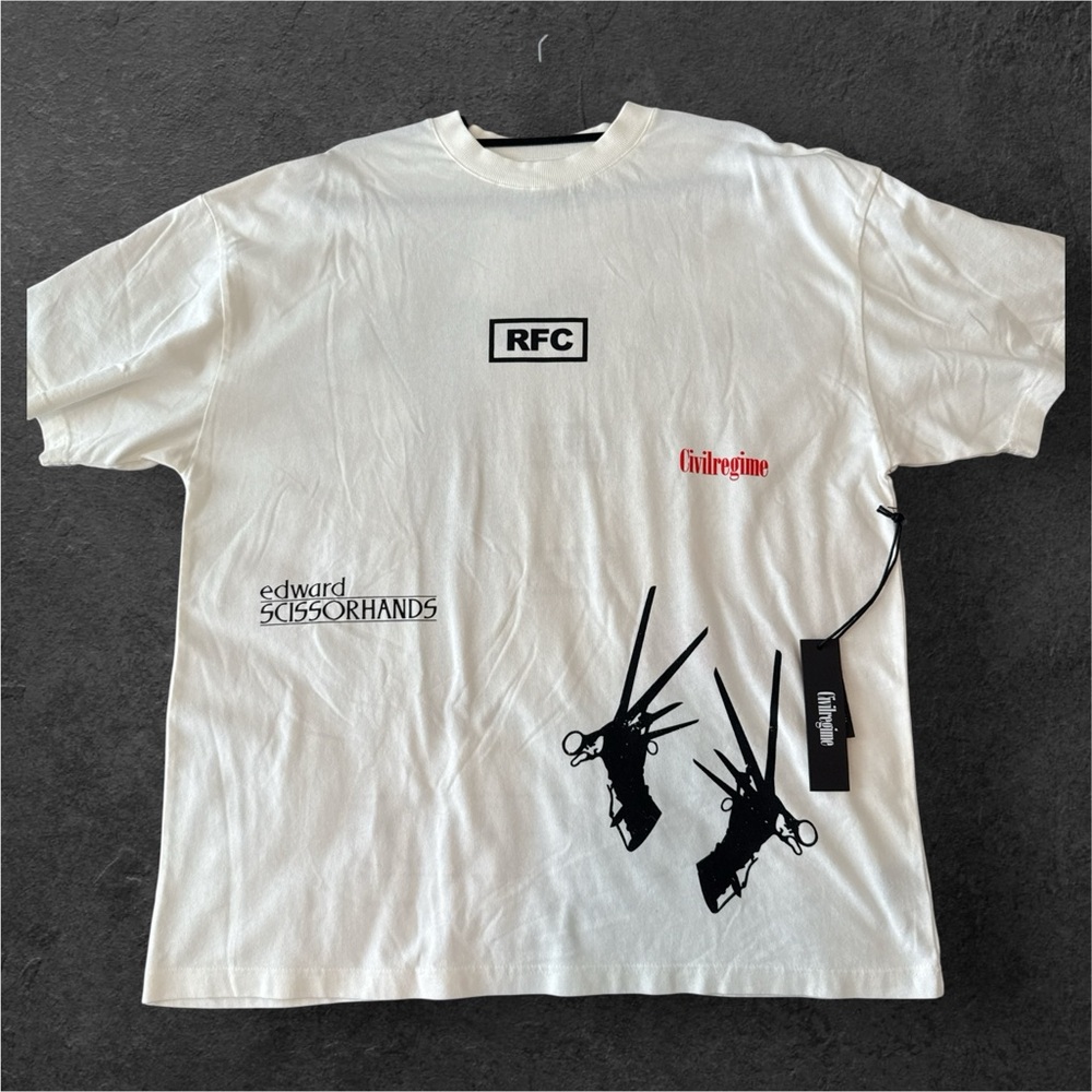 Civil Regime x Edward Scissohands collab tee sz XL
